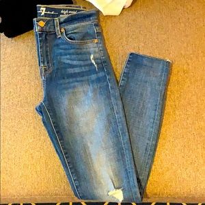 7 for all mankind skinny jeans